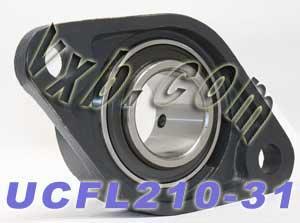 1-15/16 Bearing UCFL-210-31-+ 2-Bolt Flanged Housing Mounted Bearing - fast shipping 🇺🇸