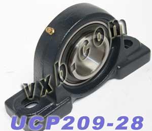 1-3/4 Bearing UCP-209-28 + Pillow Block Cast Housing Mounted Bearing - fast shipping 🇺🇸