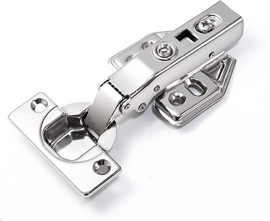 1-3/8" Stainless Steel half overlay Smooth Hydraulic Hinge - fast shipping 🇺🇸