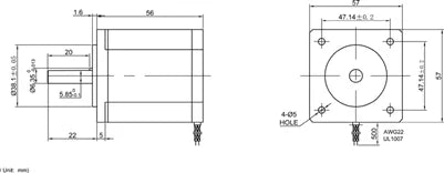 1.9' Feet Actuator NEMA 23 CNC Ballscrew Linear Motion Slide Rail Table - a Motor - fast shipping 🇺🇸