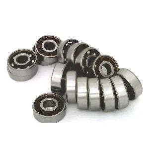 100 inline/Rollerblade/Skate Bearing Chrome Steel Open Ball bearing - Nylon Cage - fast shipping 🇺🇸
