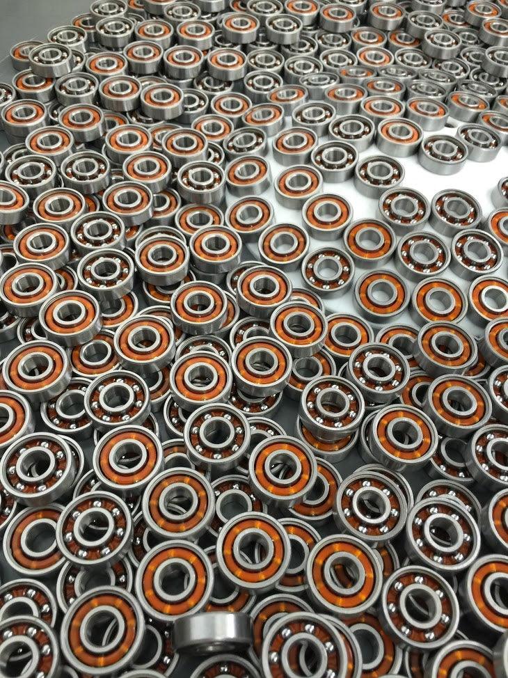 100-Pack Skate Ball Bearings - Nylon Cage - Open - fast shipping 🇺🇸