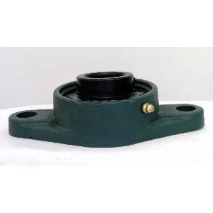 1/2" Bearing UCFL201-8 Black Oxide plated Insert + 2-Bolt Flanged Cast Housing Mounted Bearing - fast shipping 🇺🇸