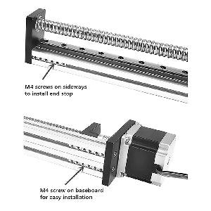 13" Actuator NEMA 23 CNC Ballscrew Linear Motion Slide Rail Table - a Motor - fast shipping 🇺🇸