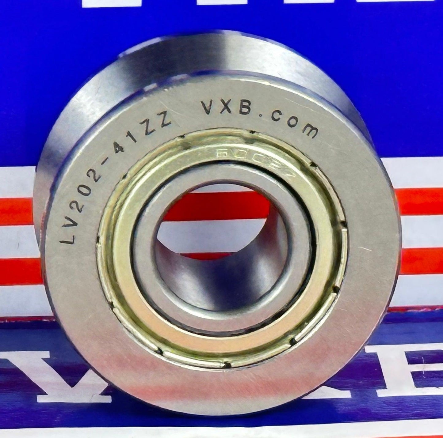 15x41x20mm V Groove Track Roller Guide Shield Ball Bearing LV202-41ZZ - fast shipping 🇺🇸