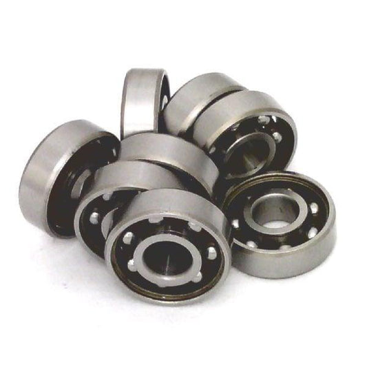 16 inline/Rollerblade/Skate Bearing Chrome Steel Open Ball bearing - Nylon Cage - fast shipping 🇺🇸