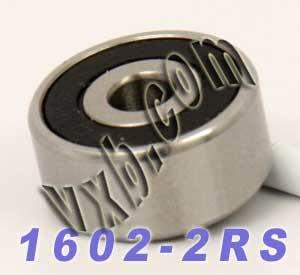1602-2RS Bearing 1/4" x 11/16" x 5/16" - Miniature - Sealed - fast shipping 🇺🇸