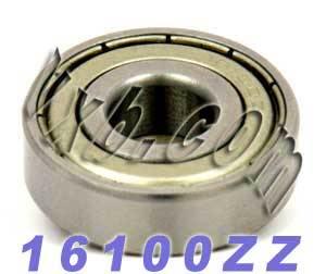 16100ZZ Bearing 10x28x8mm - Double Metal Shields - fast shipping 🇺🇸