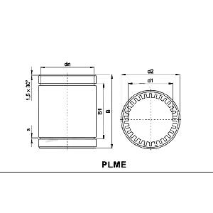 16mm Low noise Linear Motion Bushing Solid Polymer Lm16uu Bearing 16x28x37mm - fast shipping 🇺🇸