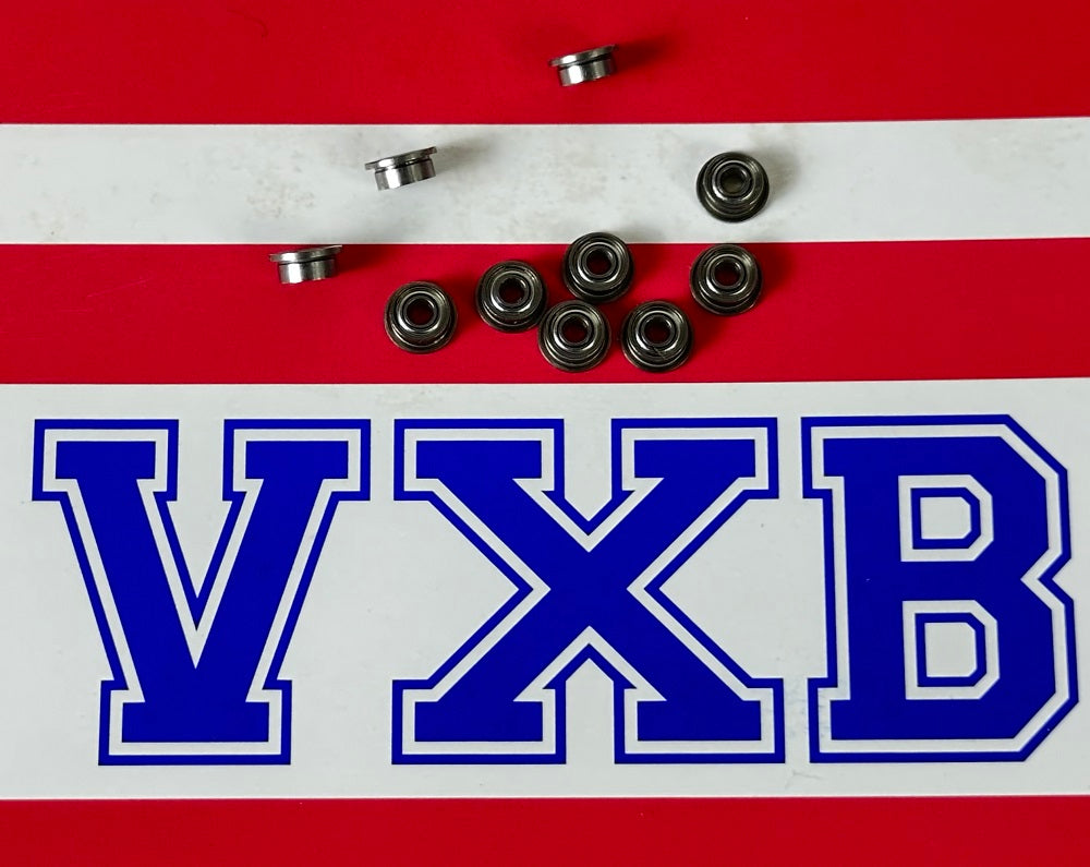 10-Pack Flanged Bearings 2x5x2.5 Stainless Steel Miniature - fast shipping πΊπΈ
