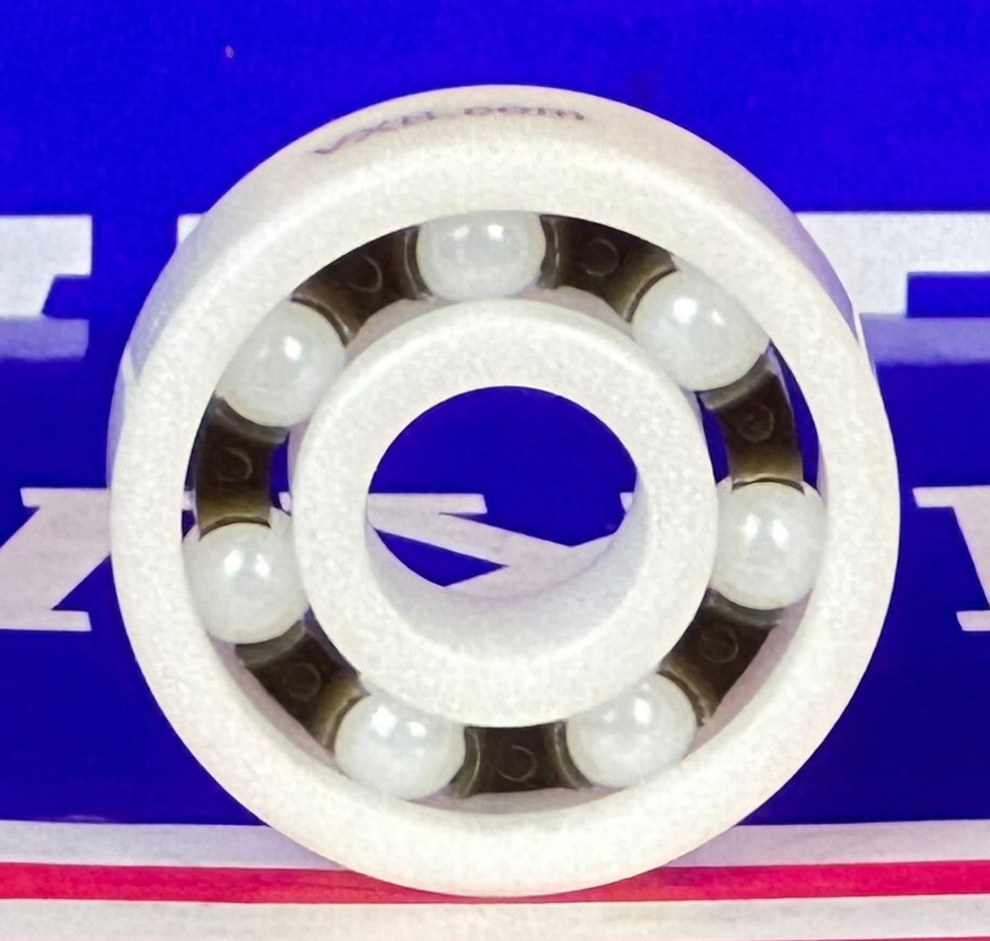 608-ZrO2 Full Ceramic Open Ball Bearing - Nylon Cage ID 8mm OD 22mm Width 7mm - fast shipping 🇺🇸