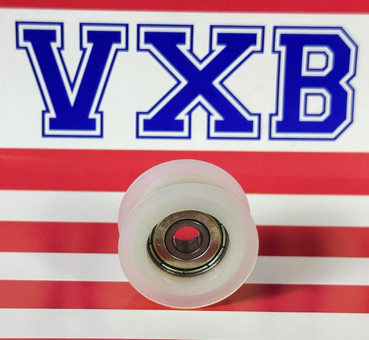 6mm Bore Bearing - 29mm H Groove Nylon Pulley Squared Groove Track Roller Bearing 6x29x13.5mm - fast shipping 🇺🇸