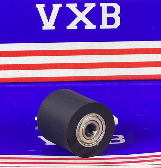 7x30x30 Polyurethane Sealed Bearing - Black PU Nylon Tire 7x30x30mm - fast shipping 🇺🇸