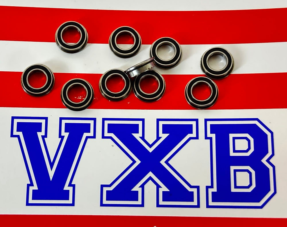 10-Pack Flanged Bearings 6x10mm Sealed 6x10x3 Miniature - fast shipping 🇺🇸