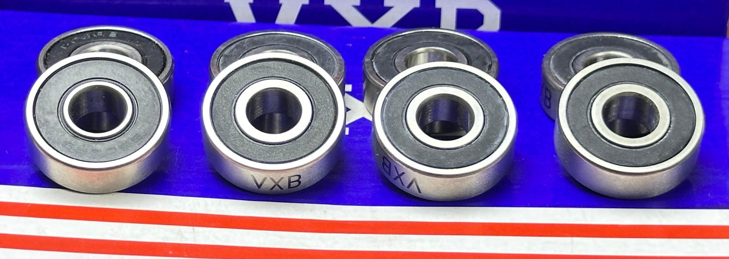 8 Skateboard Stainless Steel Ceramic Bearing Si3N4 Sealed ABEC-5 Bearing - fast shipping 🇺🇸
