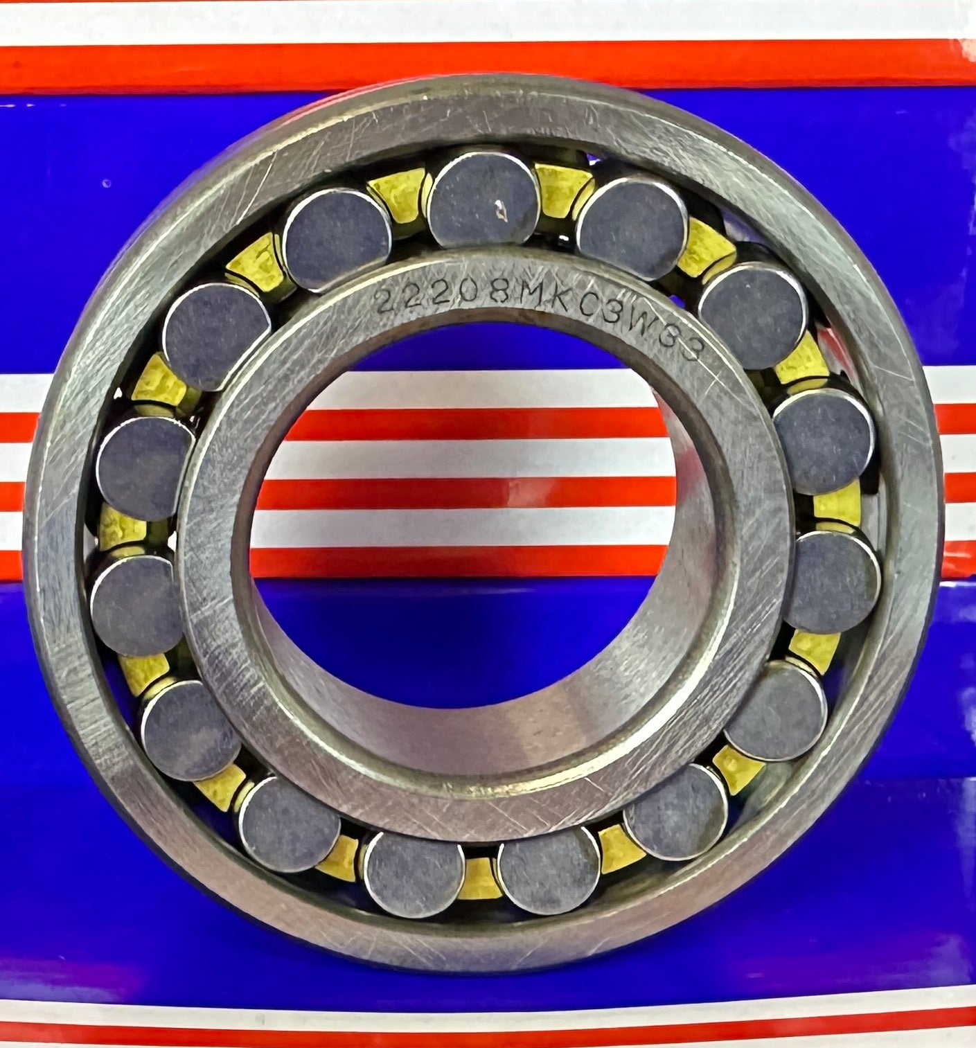 22208MKC3W33 Spherical Roller Bearing 40x80x23 - Tapered Bore - fast shipping 🇺🇸