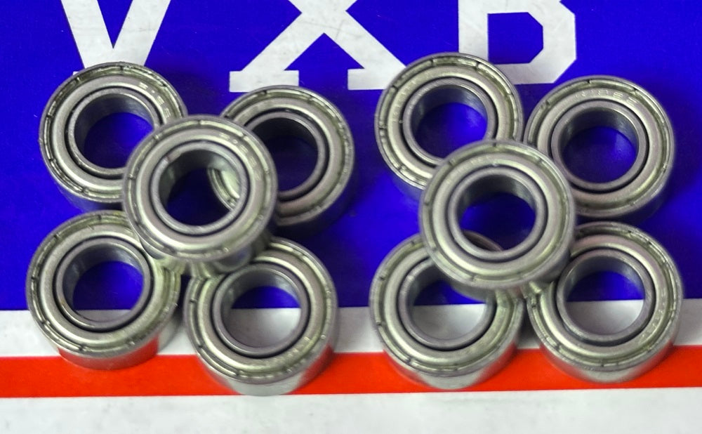 10-Pack R188ZZ Bearings 1/4" x 1/2" x 3/16" - 1/4" Bore Bearings - fast shipping 🇺🇸