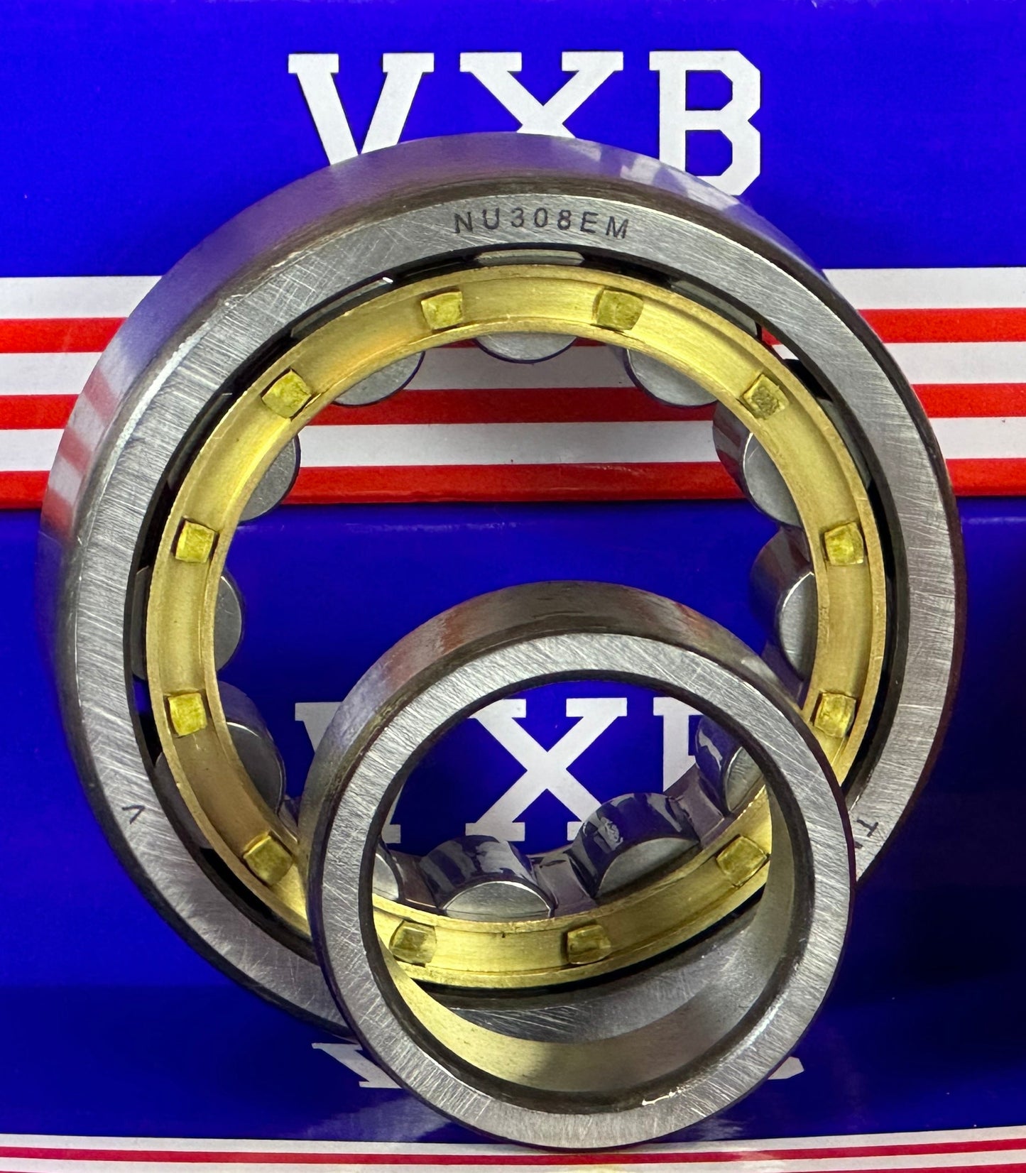 NU308M Cylindrical Roller Bearing 40x90x23mm - fast shipping 🇺🇸