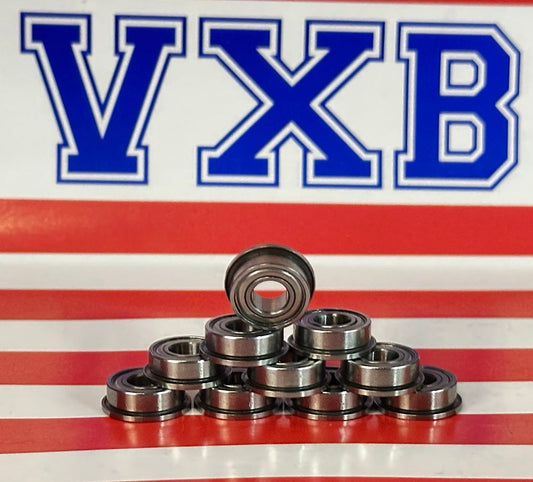 10-Pack Flanged Shielded Bearings 5x11x4 Miniature - fast shipping 🇺🇸