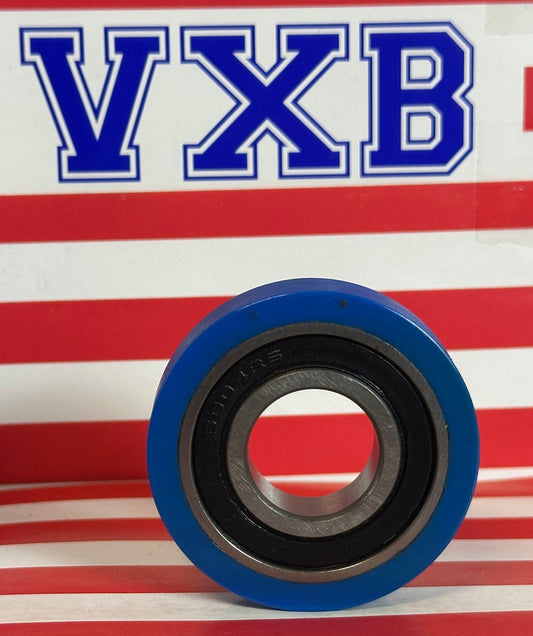 20X50X12mm Polyurethane Rubber roller wheel Bearing Sealed Miniature - tire - fast shipping 🇺🇸