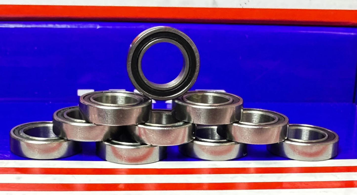 10-Pack Sealed Bearing R1038-2RS 3/8x5/8x5/32 inch Miniature Bearing - fast shipping 🇺🇸
