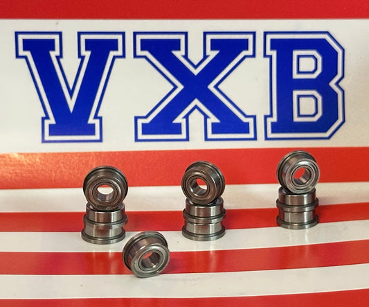 10-Pack Flanged Bearings F684ZZ 4x9x4mm - Shielded - Miniature - fast shipping 🇺🇸