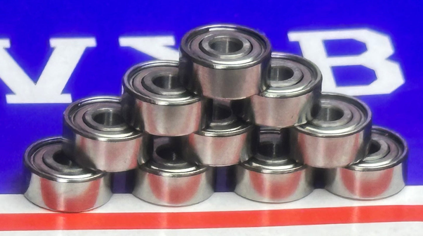 10-Pack Bearings R2ZZ 1/8" x 3/8x5/32 inch Miniature - fast shipping 🇺🇸