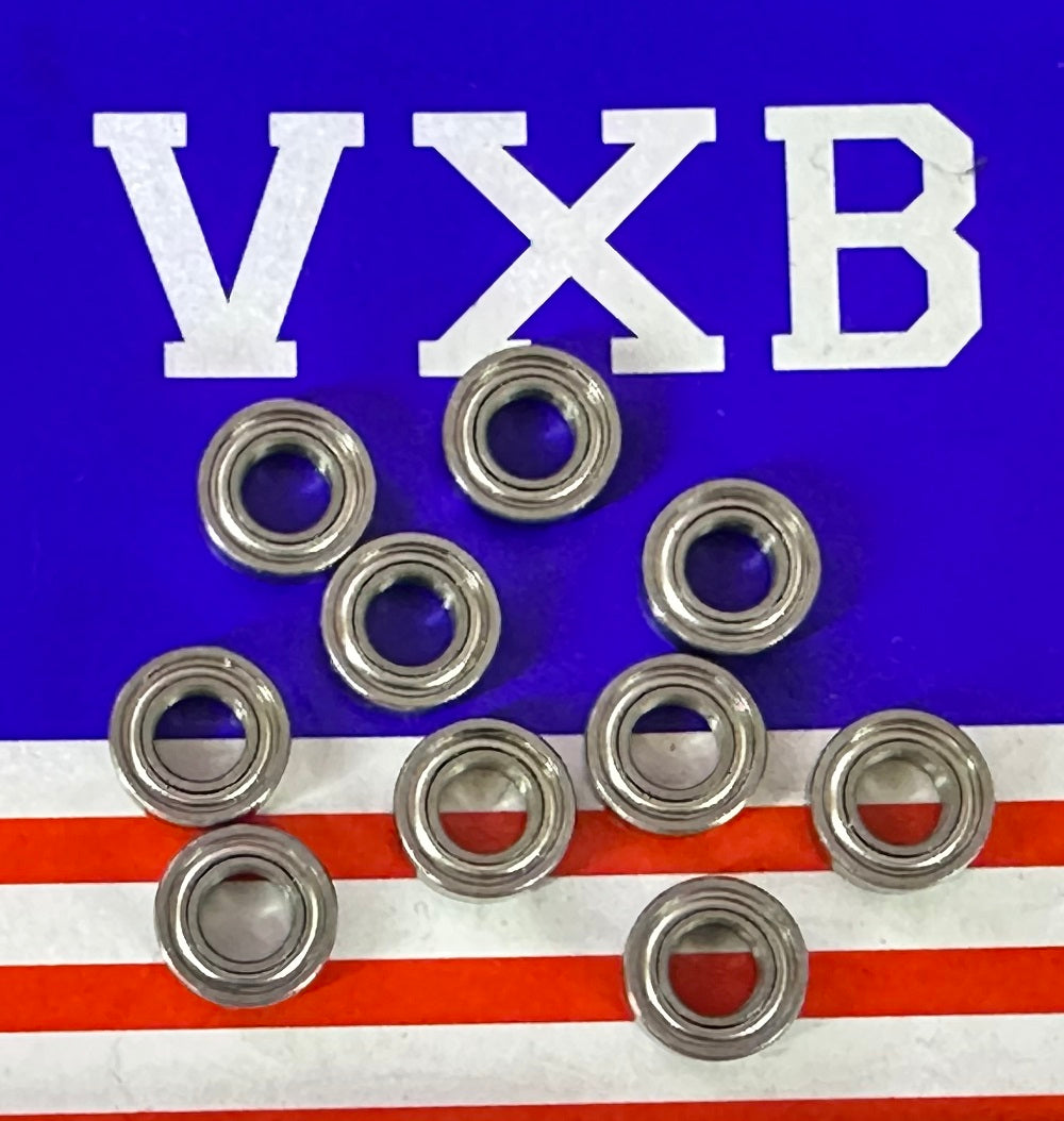 10-Pack Ceramic Bearing SR166ZZ 3/16x3/8x1/8 inch ABEC-5 Bearing