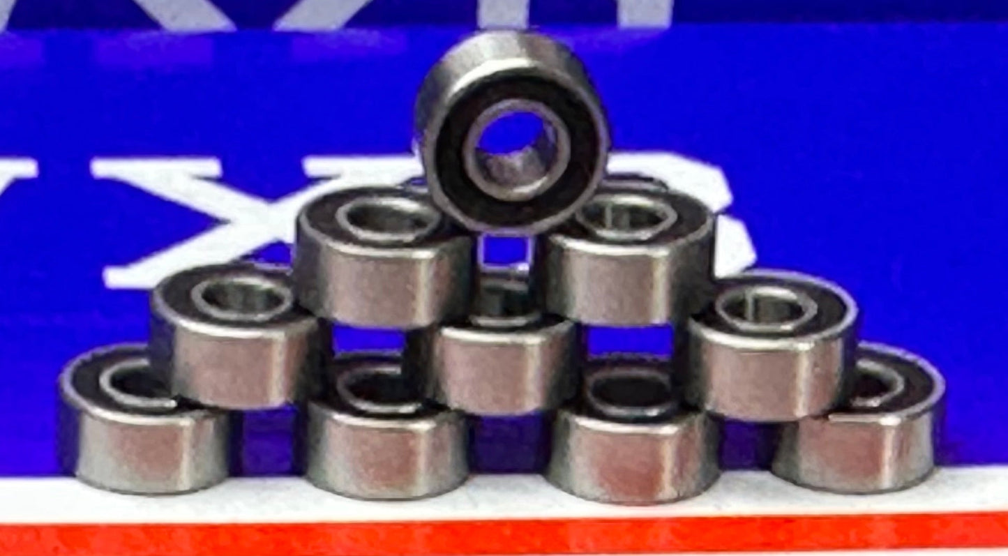 10-Pack Sealed Bearings R2-5-2RS 1/8" x 5/16x9/64 inch Miniature Bearings - fast shipping πΊπΈ