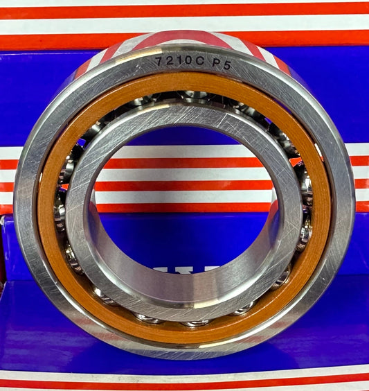 7210C P5 High Precision Angular Contact Bearing 50x90x20 ABEC-5 - fast shipping 🇺🇸