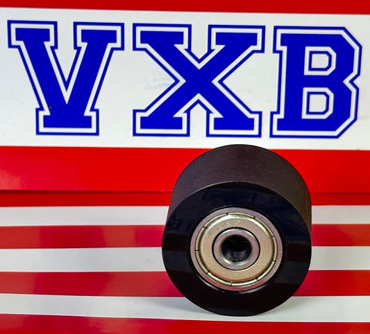 6x30x20mm Shielded Bearing - Black Polyurethane Tire Roller Wheel - fast shipping 🇺🇸
