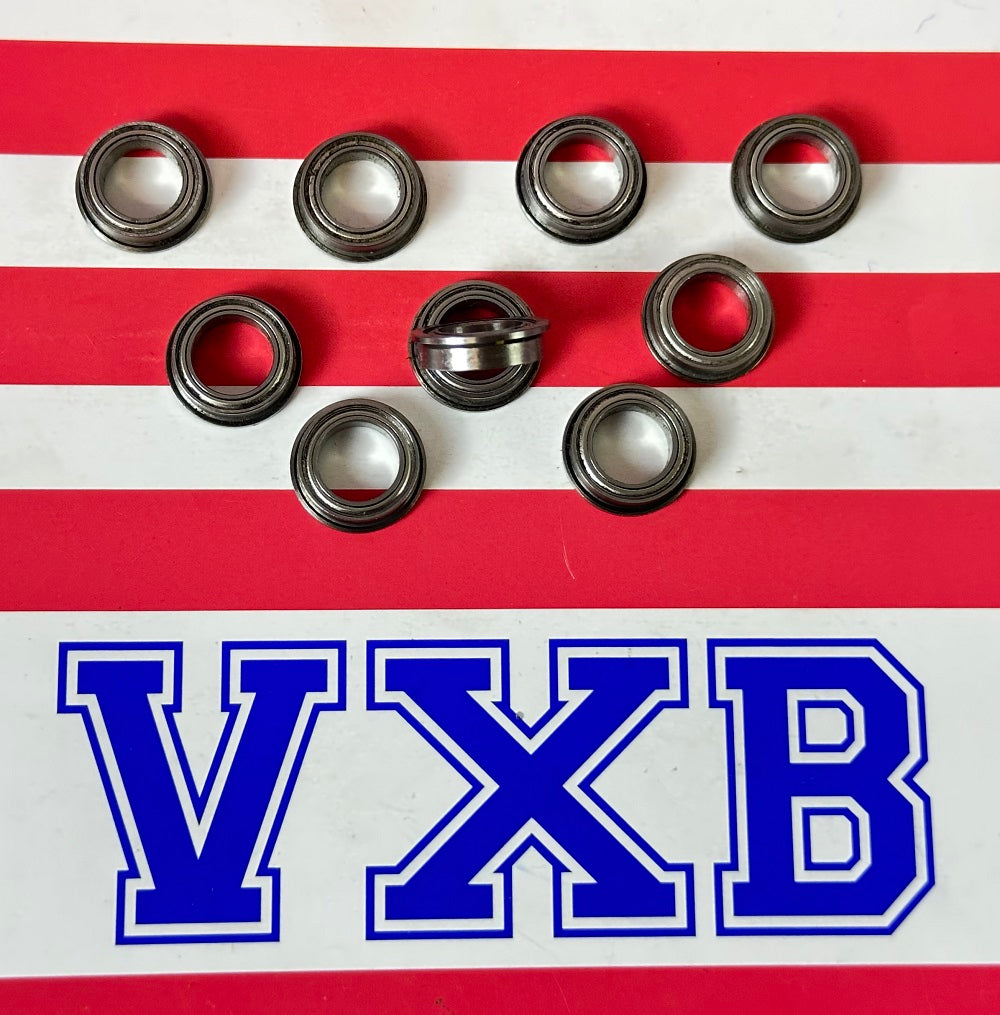 10-Pack Flanged Shielded Bearings 8x12x3.5 Miniature - fast shipping 🇺🇸