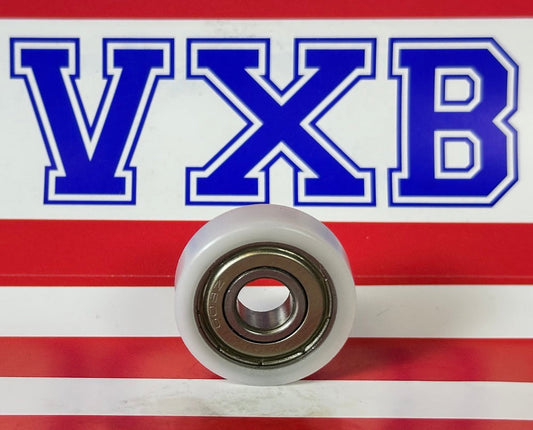 8mm Bore Bearing - 26mm White Plastic Tire 8x26x8mm - fast shipping 🇺🇸
