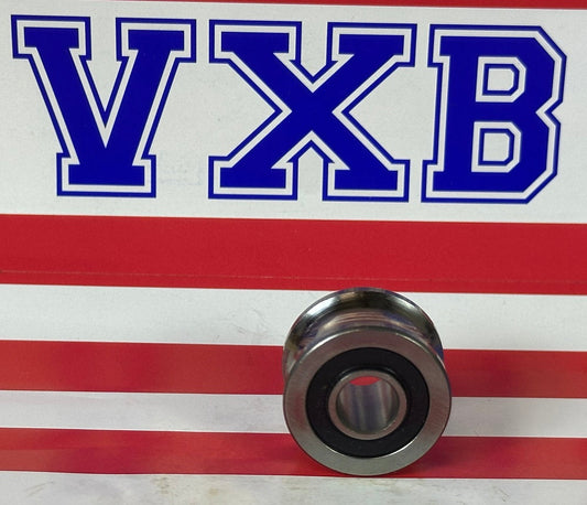 8mm Bore Bearing - 22.5mm Round Pulley U-Groove Shaft Sliding Ball Bearing 8x22.5x14.5mm - fast shipping 🇺🇸