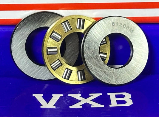 81203M Cylindrical Roller Thrust Bearing 17x35x12mm - Bronze Cage - fast shipping 🇺🇸