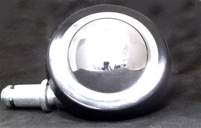 2.3" 58mm Shepherd Round ball Rubber Tread - Chrome Plating Caster Wheel - fast shipping 🇺🇸