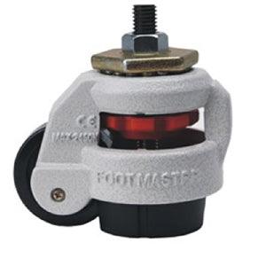 2.36" Adjustable Height Floor Lock Heavy Duty Caster Wheel 60mm - M12 Threaded stem - fast shipping 🇺🇸