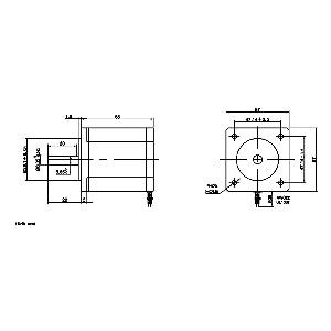 2.5' Feet Actuator NEMA 23 CNC Ballscrew Linear Motion Slide Rail Table - a Motor - fast shipping 🇺🇸