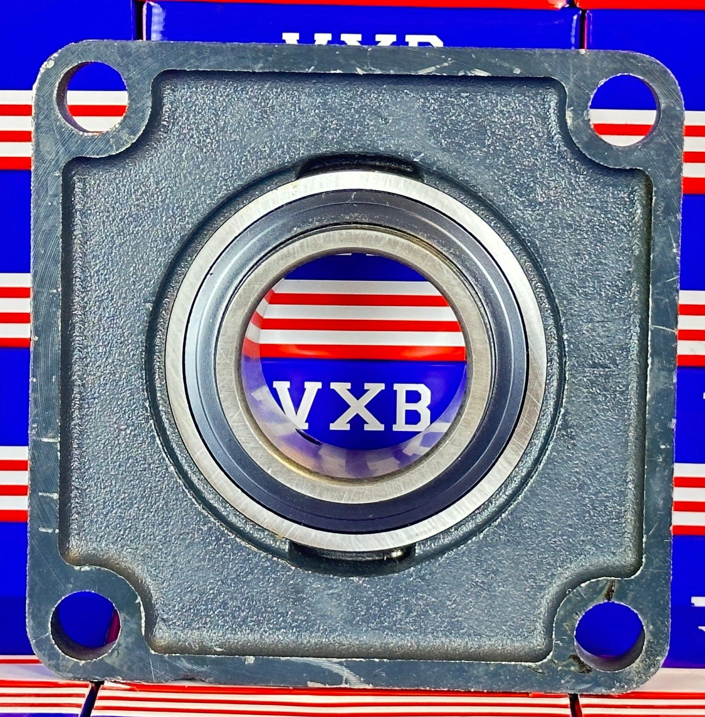 2 7/16 Inch Bearing UCF212-39 + 4-Bolt Flanged Housing Mounted - fast shipping 🇺🇸