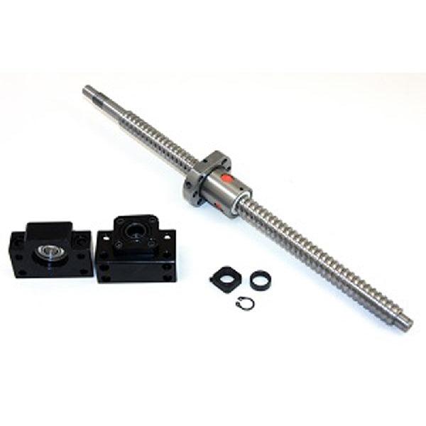 2' Feet Travel Stroke 16mm Anti-Backlash Ballscrew set - Nut & Bearing Supports - fast shipping πΊπΈ