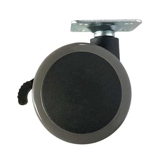 2" Caster Wheel 55 Lbs - Nylon - PVC - Top Plate Mount - fast shipping 🇺🇸
