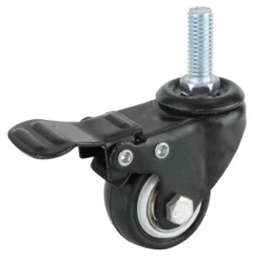 2" Caster Wheel 66 Lbs - Brake - PVC M10 Threaded Stem - fast shipping 🇺🇸