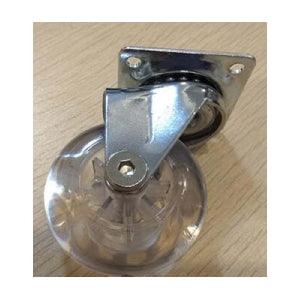 10-Pack 2" Heavy Duty Clear - Caster Wheel -- - fast shipping 🇺🇸