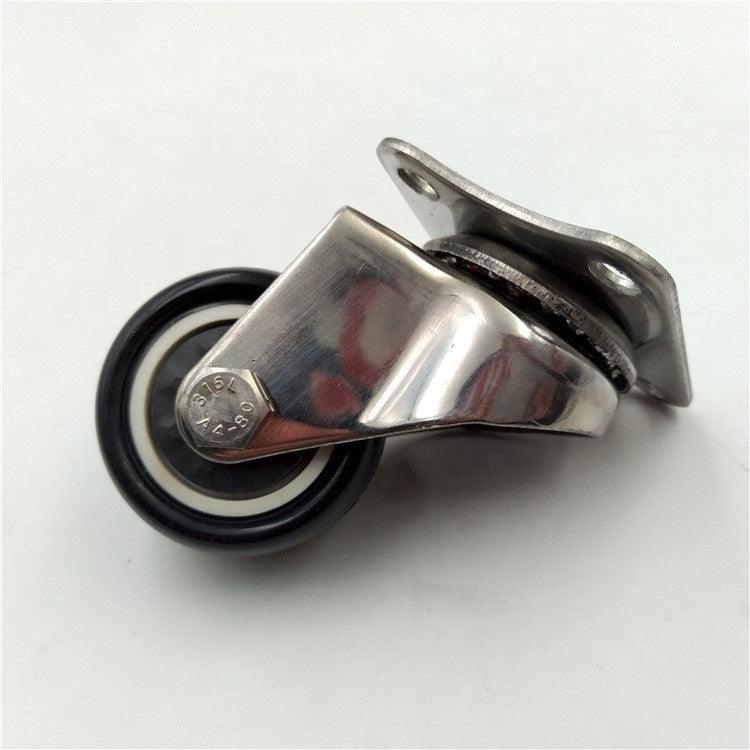 2" Stainless Steel Caster PU Wheel - Top Plate - fast shipping 🇺🇸