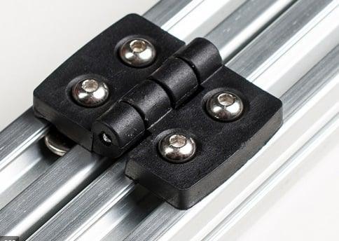 2020 Aluminum Profile Accessory, Zinc Alloy Black Hinge for Extrusion Profile - fast shipping 🇺🇸