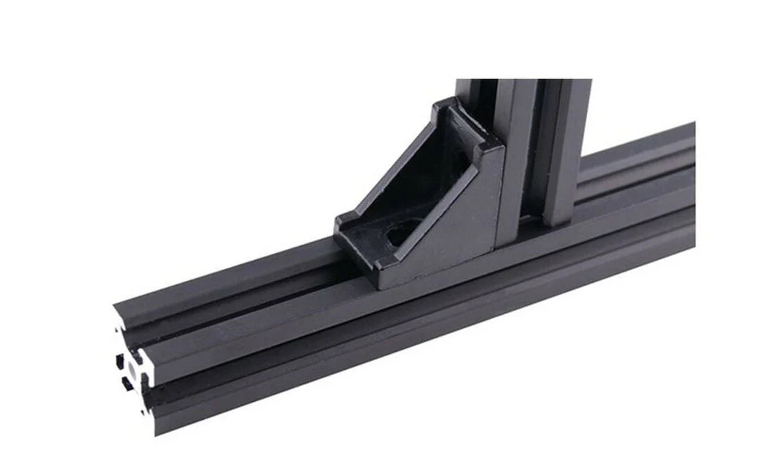 2020 Corner Bracket Black Aluminum for Extrusion Profile V-Slot - fast shipping 🇺🇸