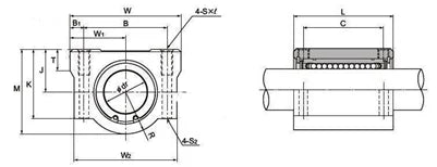 20mm Slide Unit Ball Bushing Block Linear Motion - fast shipping 🇺🇸