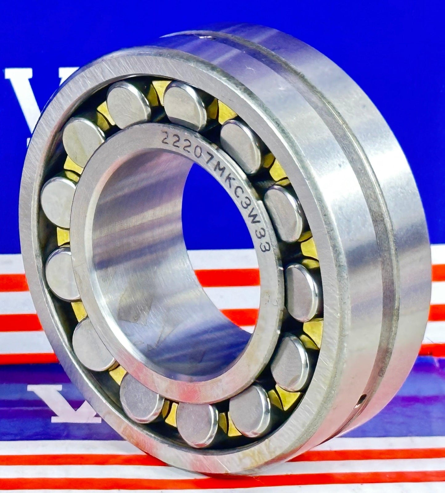 22207MKC3W33 Spherical Roller Bearing 35x72x23mm - Tapered Bore - fast shipping 🇺🇸