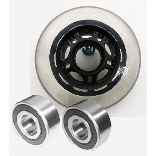 22mm ID 76mm OD Luggage Wheel + 2 Sealed Bearing 6x22x7mm - fast shipping 🇺🇸