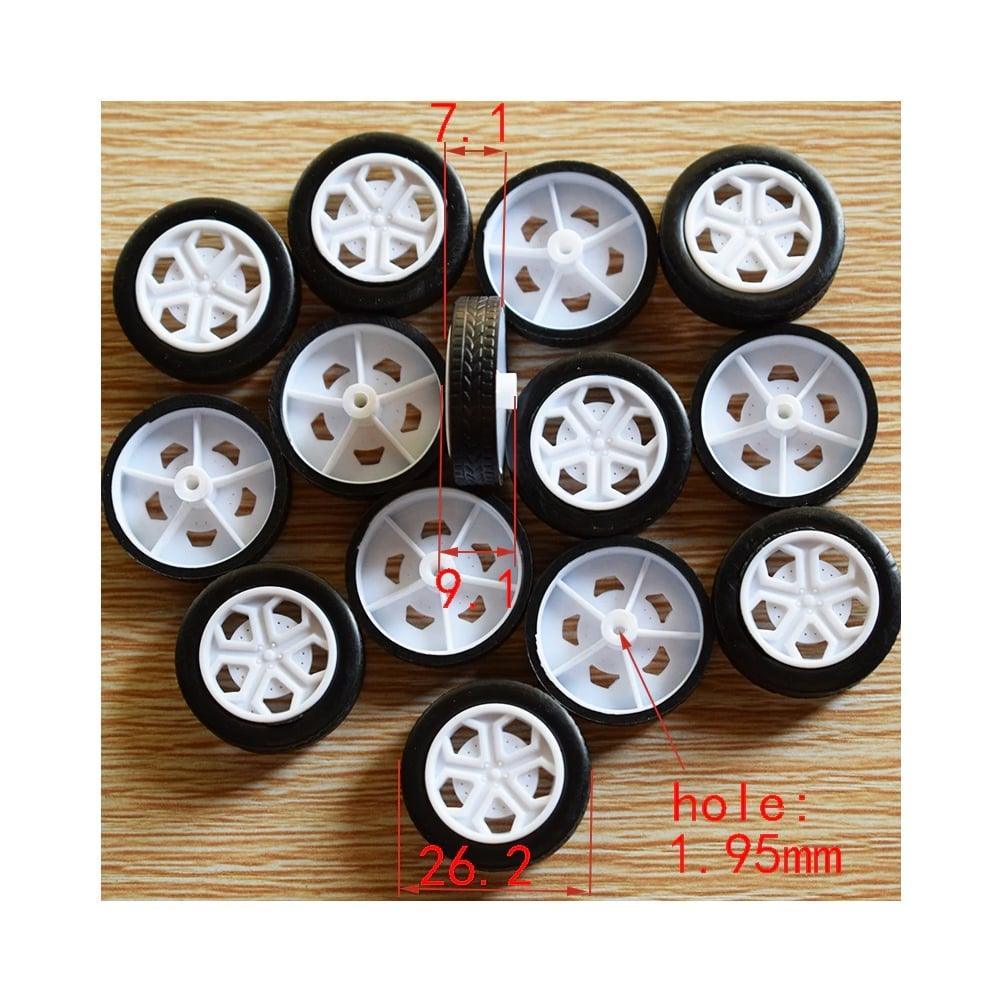 26.2mm Rubber Wheel Tire for Toy Cars 42Q - fast shipping 🇺🇸